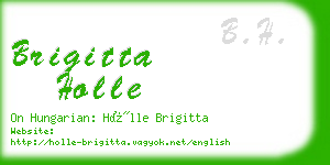 brigitta holle business card